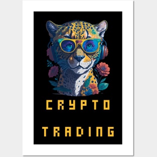 crypto trading Posters and Art